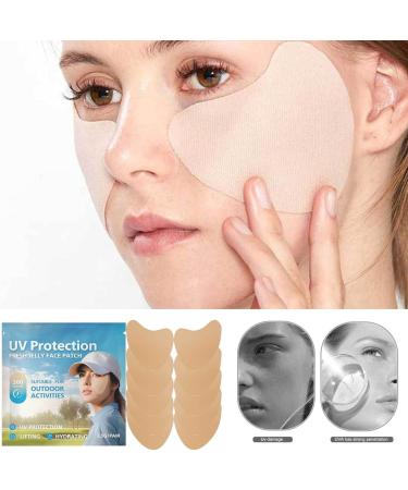 Jeanny Golf Face Patch - 5pair UV Facial Patches - UV Protection Outdoor Shield Facial Sunscreen Patch Portable Clear Face Patch for Fishing Golfers Hiking - Buy Online on SooperMarket.com