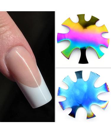 Rainbow Deep Oval French Nail Trimmer Cutter Tool | 9 Sizes | HJ-NAT203-FC10 - Buy Online on SooperMarket.com