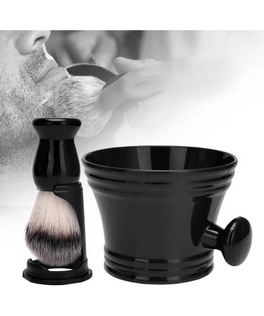 Magidal Cleaning Bowl & Razor Brush Set - Premium Hairdressing Tool | Gift Set with Nylon Bristles & Shaving Soap Mug - Perfect for Salons & On-the-Go Use | Black - Buy Online on SooperMarket.com