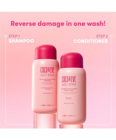 Coco & Eve Repairing Conditioner - Hydrate & Restore Dry Damaged Hair | Anti Breakage & Split Ends | For All Hair Types (9.47 Fl Oz) - Shop Internationally - Buy Online on SooperMarket.com