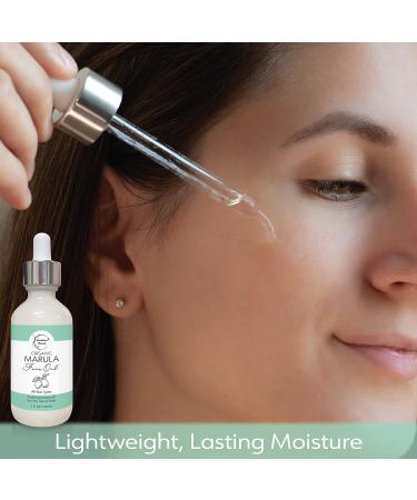 Organic Marula Oil for Face - Luxury Facial Oil for Women | Moisturizer for Skin, Hair & Nails - 2oz by Brookethorne Naturals - Buy Online on SooperMarket.com
