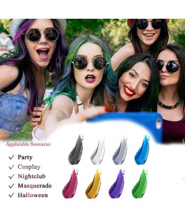 Natural Matte Hair Color Wax for Party & Cosplay - Black | Long-lasting Hairstyle & Easy Application - Buy Online on SooperMarket.com
