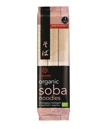 Hakubaku Japanese Organic Soba Noodles 270 g 270 g (1 pack) Soba