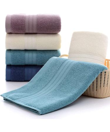 Tian Home Ultra Absorbent Cotton Hand Towels (4-Pack, 14x29 inch) - Ideal for Bath, Hand, Face, Gym, and Spa - Buy Online on SooperMarket.com