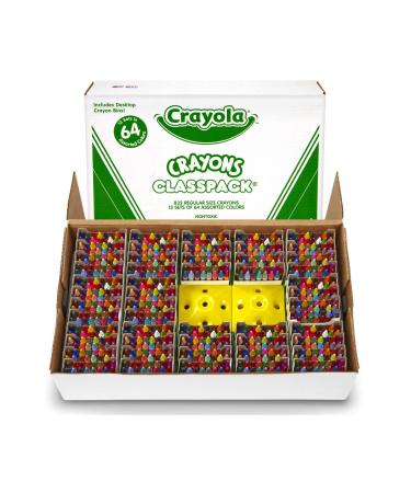 Crayola Crayon Classpack Bulk School Supplies 64 Colors Pack of 832 Crayons Gifts for Teachers