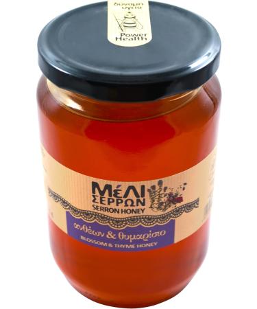 Meli Serron Blossom Thyme Greek Honey 920g Glass Jar - Pure, Natural Honey from Greece - Buy Online on SooperMarket.com