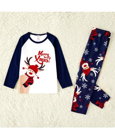 Family Matching Christmas Pajamas Set - Tree Snowflake Print | Kids 2-3 Years Dark Blue - Buy Online on SooperMarket.com