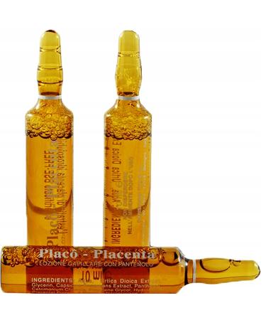 Placenta Placo Intensive Revitalizing Treatment - 12 x 10ml Vials for Hair Loss - Buy Online on SooperMarket.com