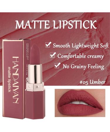 Long Lasting Matte Lipstick in Umber - Waterproof & Non Stick Cup Lip Color for Women - Buy Online on SooperMarket.com