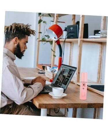 MUSISALY 1pc Humidifier Face Sprayer USB Makeup Device Handheld Spray Device Face Steamer Mini Pink Abs - Buy Online on SooperMarket.com