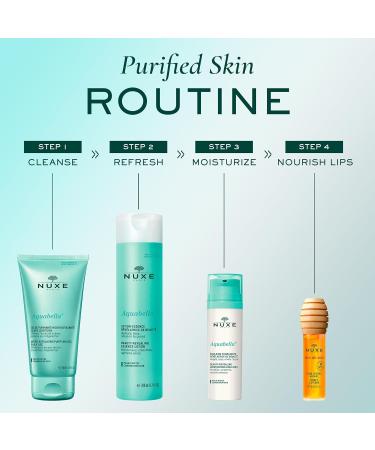 Nuxe Aquabella Exfoliating Cleansing Gel - Daily Face Wash & Scrub with Hyaluronic Acid for Normal/Combination Skin | 5 Fl. oz - Shop Internationally - Buy Online on SooperMarket.com
