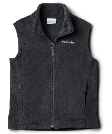 Columbia Boys' Steens Mountain Fleece Vest 2T - Charcoal Heather - Buy Online on SooperMarket.com