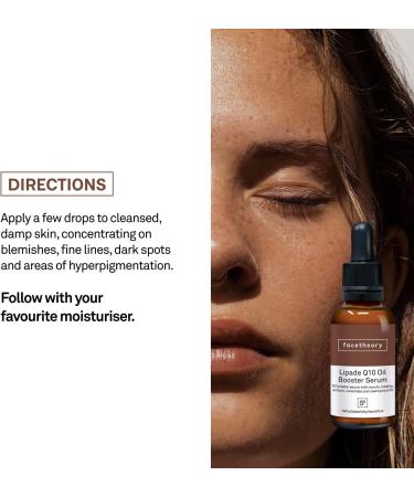 facetheory Lipade Q10 Oil Booster Serum S6 - Ceramide Barrier Serum Oil-booster Serum With Marula Added COQ10 and Ceramides Vegan and Cruelty-Free Made in the UK | 30 ml - Buy Online on SooperMarket.com