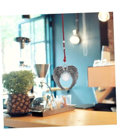 Anneome Crystal Pendant Vintage Home Decor Exquisite Tree Pendants Christmas Hanging Items Crystal Stone Car 39x6.5cm Dark Red - Buy Online on SooperMarket.com
