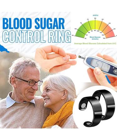 EWTDHGB 4PCS Blood Sugar Control Ring Adjustable Blood Glucose Control Ring Therapeutic Magnetic Therapy Ring Pain Relief for Arthritis Blood Flow and Carpal Tunnel - Buy Online on SooperMarket.com