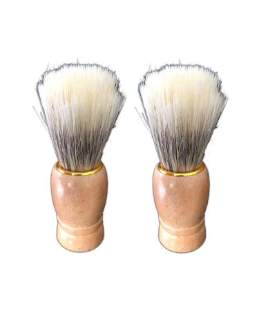 2 pieces classic shaving brush synthetic hair wet shave shaving foam brush