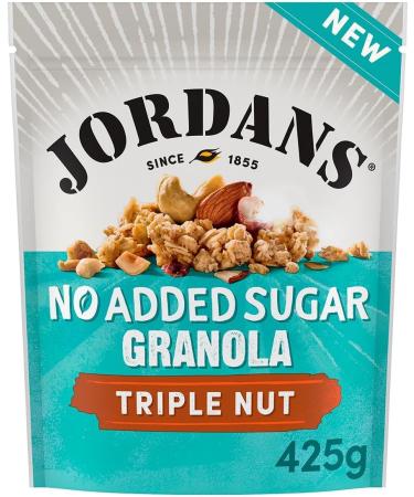 No Added Sugar Apple & Berry Granola 425g with Triple Nut Granola 425g - Bundle Consisting of Jordans x2 Pack - Buy Online on SooperMarket.com