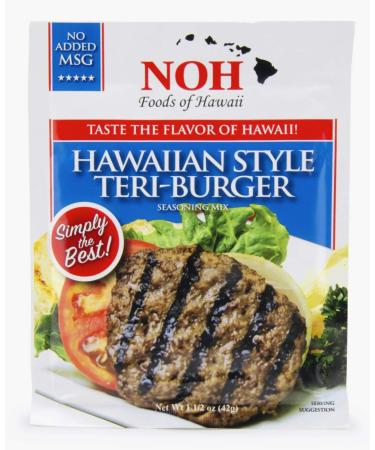 NOH Foods of Hawaii Hawaiian Style Teri-Burger Seasoning Mix 1 1/2 oz (42 g)