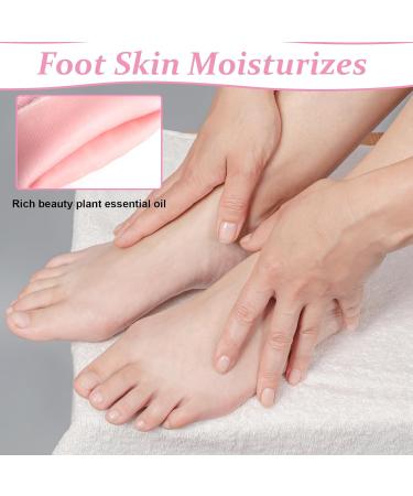 Zuroki Gel Socks - Moisturizing Spa Foot Care for Soft Feet | Reusable Cornea Socks | Ideal Gift for Women | 2 Pairs - Buy Online on SooperMarket.com