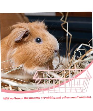 Rabbit Rack Feeder for Cage Holder for Rabbits Pet Feeder Metal Rack Metal Feeder Feeder Hamster Holder Cage Guinea Pig Wrought Iron Ferrets - Buy Online on SooperMarket.com
