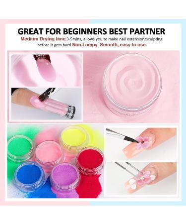 Morovan Acrylic Nail Kit with UV Light - Complete Gel Polish Set for DIY Nail Art at Home - Buy Online on SooperMarket.com