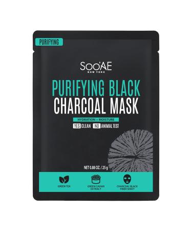 Shop Soo Ae Purifying Black Charcoal Mask | 12 Count - Best International Shipping - Buy Online on SooperMarket.com