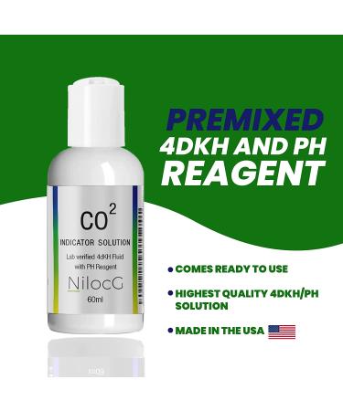 NilocG Aquatics Co2 Drop Checker + Solution - Accurate Monitoring for Aquarium Health - Buy Online on SooperMarket.com