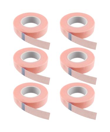 3 Rolls Lash Tape Adhesive Eyelash Tapes Makeup Tape Micropore Tape for Lash Extension Supplies 9 m Each Roll (6 Pink)