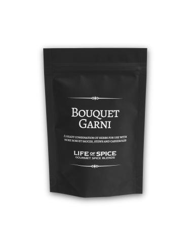 Life of Spice Bouquet Garni | Classic French Herb Blend | (20g) with Recipe Card | Parsley Thyme Tarragon & Rosemary | Boeuf Bourguignon/Ratatouille | Tasty Bistro Herbs | All Natural/Gluten Free