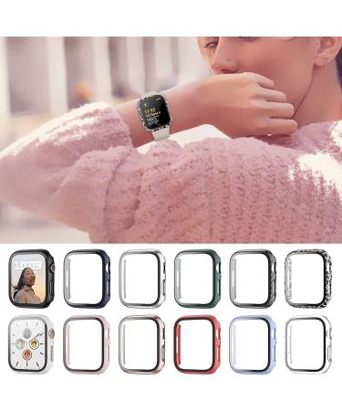 Haojavo 12 Pack Case for Apple Watch Series 8 & 7 45mm with Tempered Glass Screen Protector - Ultra-Thin Scratch Resistant Bumper Cover 12 Pack - Buy Online on SooperMarket.com