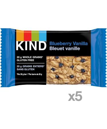 KIND Bars Dark Chocolate Nuts & Sea Salt Gluten Free Low Sugar 40 Grams 12 Count & Healthy Grains Bars Vanilla Blueberry Gluten Free 35 Grams 5 Count - Buy Online on SooperMarket.com