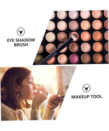 BELLIFFY 6pcs Eye Shadow Brush Makeup Eyeshadow Big Sequined Eyeshadow Brush Transparent Plastic Handle - Buy Online on SooperMarket.com
