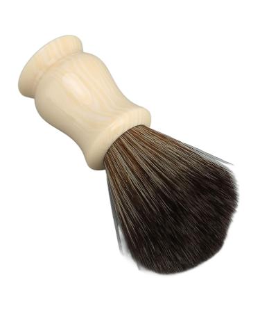 Portable Synthetic Beard Brush with Resin Handle - Effective Beard Cleaning & Shaving Removal Tool for Neck Care - Buy Online on SooperMarket.com