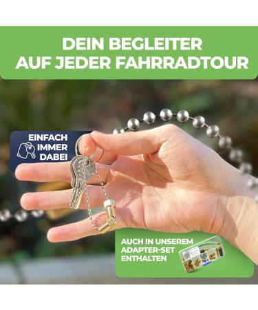 CAREApro Valve Adapter Key Chain | Versatile Bicycle Valve Adapters for Easy Inflation | International Shipping Available - Buy Online on SooperMarket.com