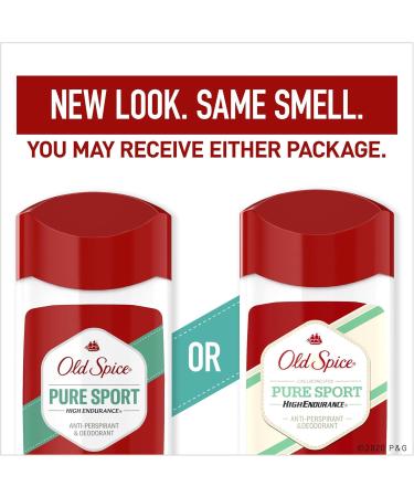 Old Spice 03891 Deodorant Stick High Endurance Pure Sport Scent 3-oz. - Quantity 3 Pure Sport 9 Ounce (Pack of 1) - Buy Online on SooperMarket.com