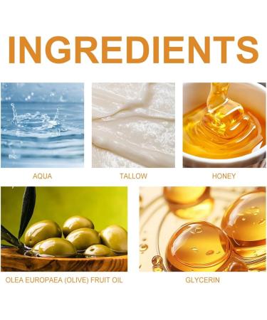 Tallow Honey Balm Tallow Moisturizer Firming Face Cream Tallow Face Cream Tallow Balm Instant Wrinkle Remover Tallow And Honey Balm Repair Barrier Face & Body Moisturiser For Dry Skin 30g - Buy Online on SooperMarket.com