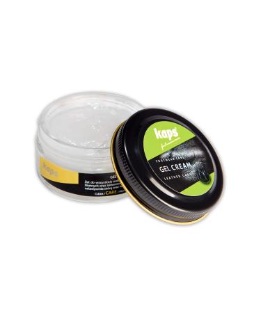 Kaps Quality Gel Cream For Smooth Grain Patent and Delicate Leather Shoes Boots Bags Cleans & Nourishes 50 ml 1.70 fl. oz.
