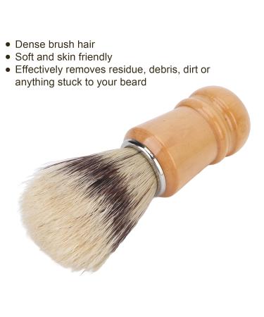 Premium Wooden Handle Salon Shaving Brush for Men - Comfortable Grip for Home Use - Buy Online on SooperMarket.com