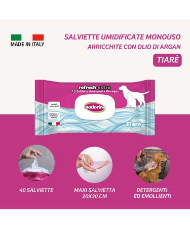 INODORINA Dog Hygiene Additional Towels - Floral Tiare Scented Perfect for International Shipping - Buy Online on SooperMarket.com
