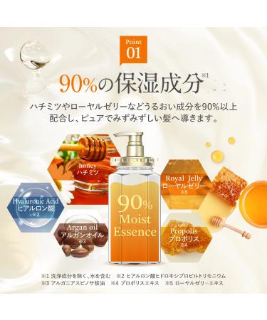 & Honey Deep Moist Shampoo - Honey - 440ml - Buy Online on SooperMarket.com
