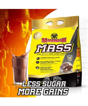 MAMMOTH MASS: Weight Gainer High Calorie Protein Powder Workout Smoothie Shake Meal Replacement & Creatine 300gm SUPPLEMENT + SUPPLEMENT 15331 6.8 kg (Pack of 1) - Buy Online on SooperMarket.com