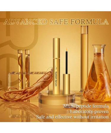 Eyelash Growth Serum - Advanced Formula for Longer Thicker Lashes | 5ML Matte & Rose Gold - Buy Online on SooperMarket.com