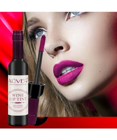 6-Piece Wine Lip Tint Set - Long-Lasting Matte Lip Stain, Gloss & Balm for Women - Buy Online on SooperMarket.com