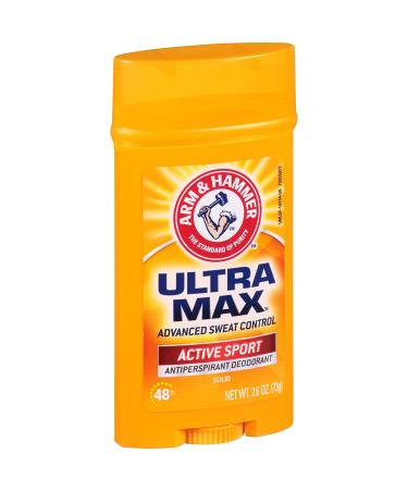 Arm & Hammer UltraMax Men's Antiperspirant Deodorant - Active Sport 2.6 oz - Buy Online on SooperMarket.com
