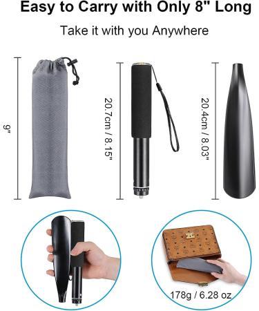 Telescopic Long Shoe Horn - Sturdy Aluminium Alloy - Ideal for Seniors, Men, Women, Kids - Easy Use for Boots - 16-38 inch - Buy Online on SooperMarket.com