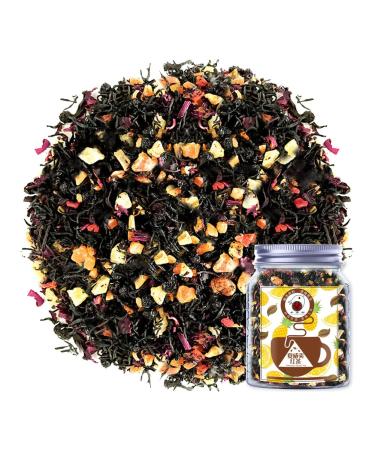 Plant Gift Hawaiian Black Tea Oganic Fruit Herbal Tea All Natural Flavors Loose Leaf Ceylon Roselle Papaya Pineapple Mango Grape Lemon Non GMO Vegan Tea Bags Into Iced Tea & Hot Tea 70G/2.5oz