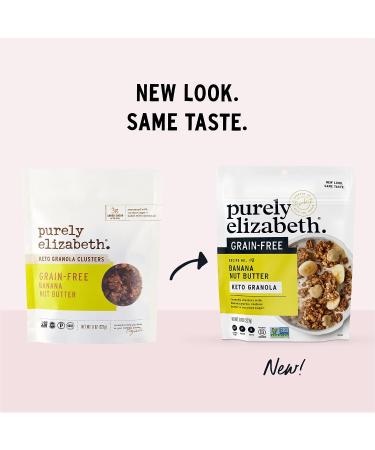 Purely Elizabeth Grain-Free Superfood Granola - Gluten-Free Vegan Paleo Keto, Banana Nut Butter, 8oz - Buy Online on SooperMarket.com