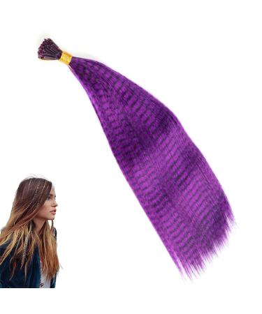 prinfantasy Feather Hair Accessories Hair Extensions Hairpieces Feathers Synthetic Hair Extension for Girls Women BZ242 GBBZ242 16 inch