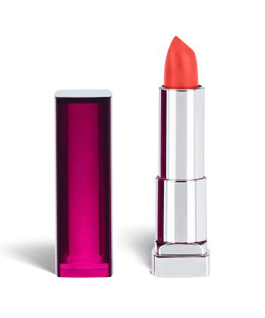 Maybelline New York Color Sensational Pink Lipstick Satin Lipstick Shocking Coral 0.15 Ounce 1 Count