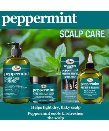 Difeel Peppermint Hot Oil Treatment for Dry Scalp - 7.1 oz | Soothes Irritation & Flakes - Buy Internationally - Buy Online on SooperMarket.com
